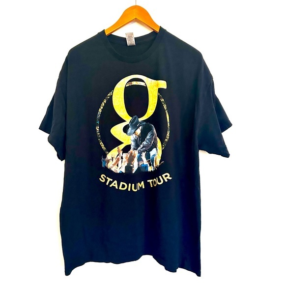 Garth Brooks Stadium Tour Black Short Sleeve T-shirt Size 2X - Picture 1 of 8
